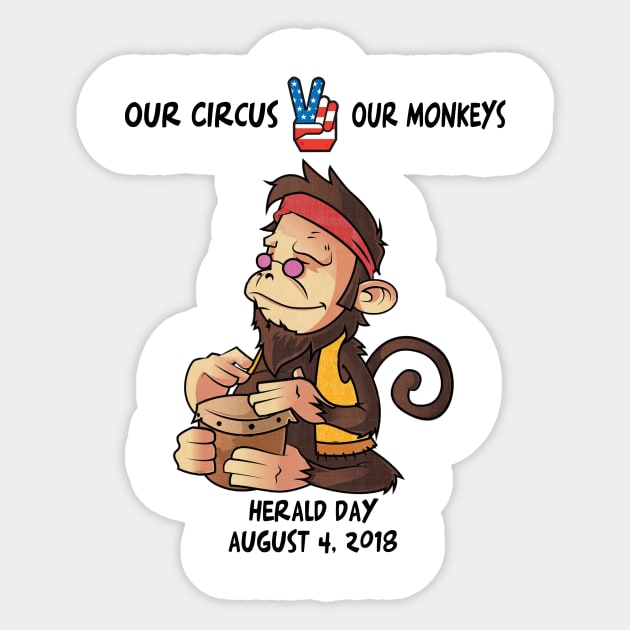 Herald Day 2018 Sticker by MonarchGraphics